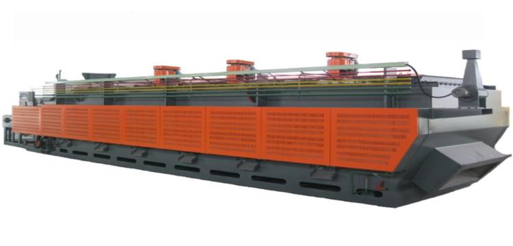 Continuous atmosphere controllable mesh belt conveyor hardening(carburization) furnace