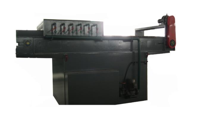 Rear degreasing cleaning tank unit