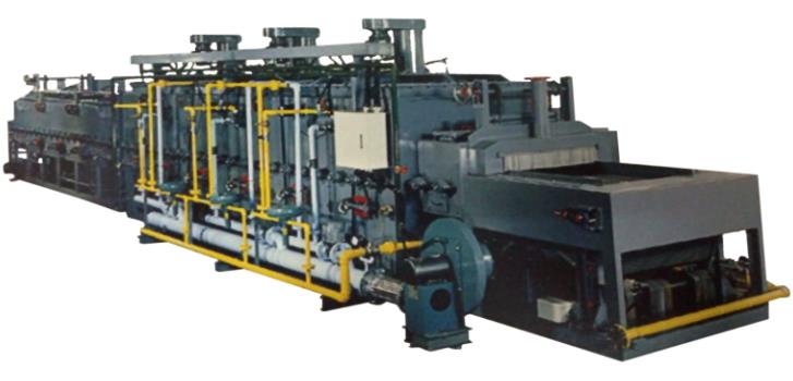 Gas Heating atmosphere controllable mesh belt conveyor heat treatment furnace
